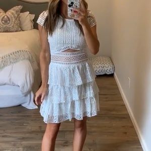 talulah white lace dress